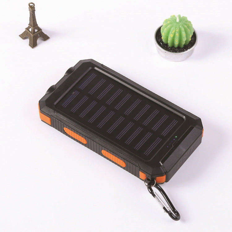 Waterproof Solar Power Bank with Compass – Rugged Outdoor Charging 5 Colours