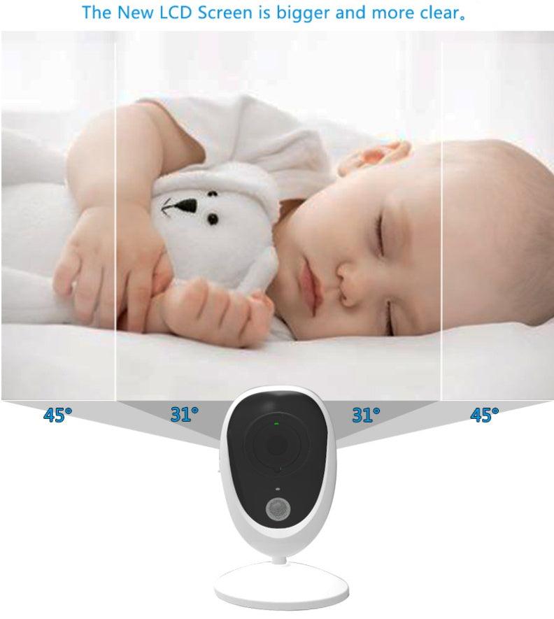 Video Baby Monitor with Night Vision & 3.5" Screen