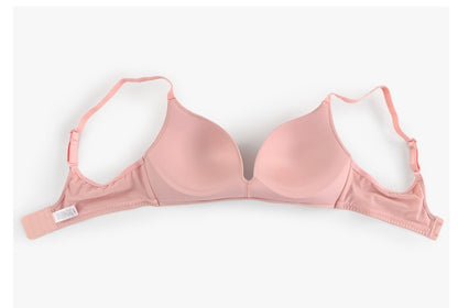 Women's Non-Wired Soft Cotton Bra - Seamless Everyday Comfort