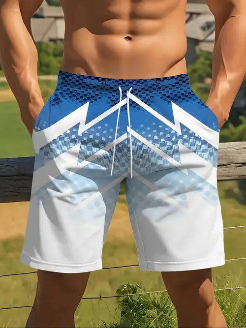 Men's Casual Printed Leisure Shorts