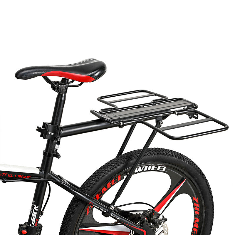 Aluminium Alloy Bicycle Wall Mount – Quick-Release Bike Hanger & Storage Shelf Black