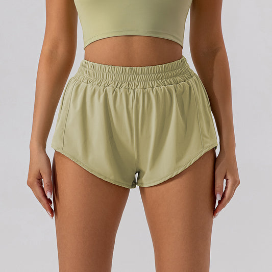 Women's Loose High-Waist Yoga Shorts | Lycra | 5 Colours