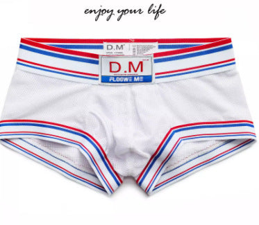 Men's Quick-Dry Striped Boxer Briefs