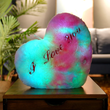 Glow-in-the-Dark Star Plush Pillow | LED Light Up | Gift