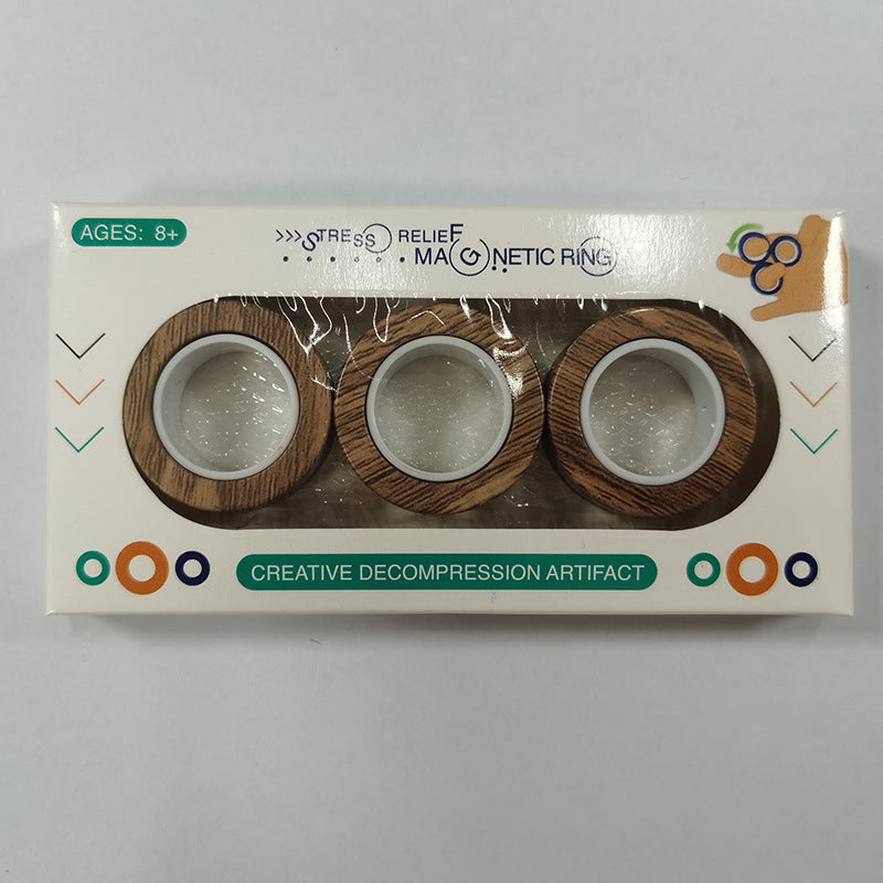 Magnetic Fingertip Spinning Top Set 3 Pack | Fidget Desk Toy