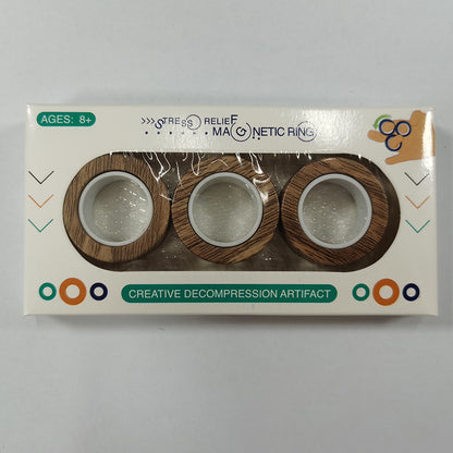Magnetic Fingertip Spinning Top Set 3 Pack | Fidget Desk Toy