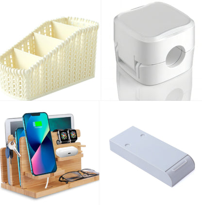 Magnetic Under-Desk Cable Management Clips