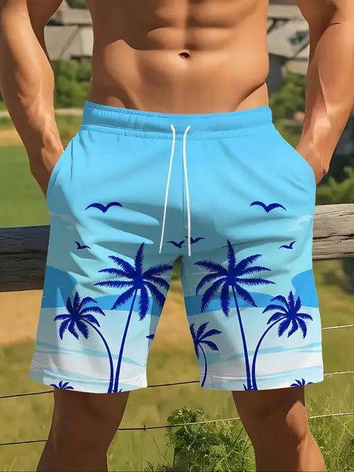 Men's Casual Printed Leisure Shorts