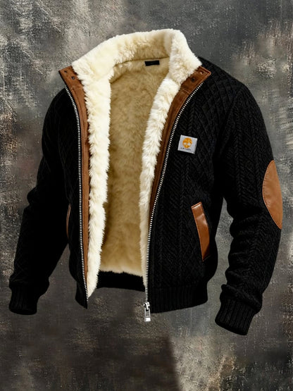 Men's Fleece-Lined Thick Hooded Jacket | S–5XL