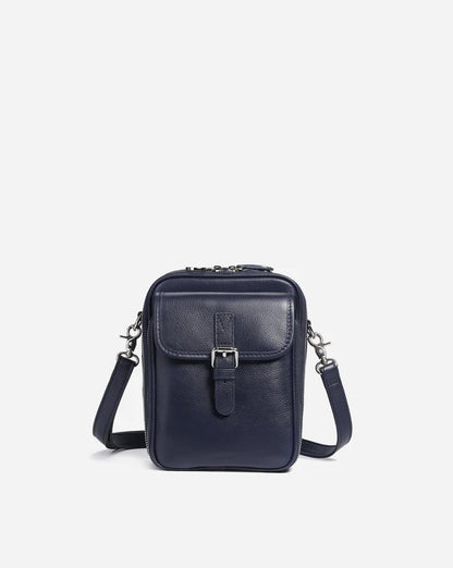 Women's Small PU Leather Crossbody Bag | Multi-Compartment Shoulder Bag