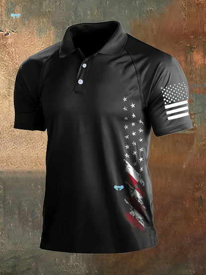 Men's Striped Long Sleeve Loose Fit Top | Dark Grey