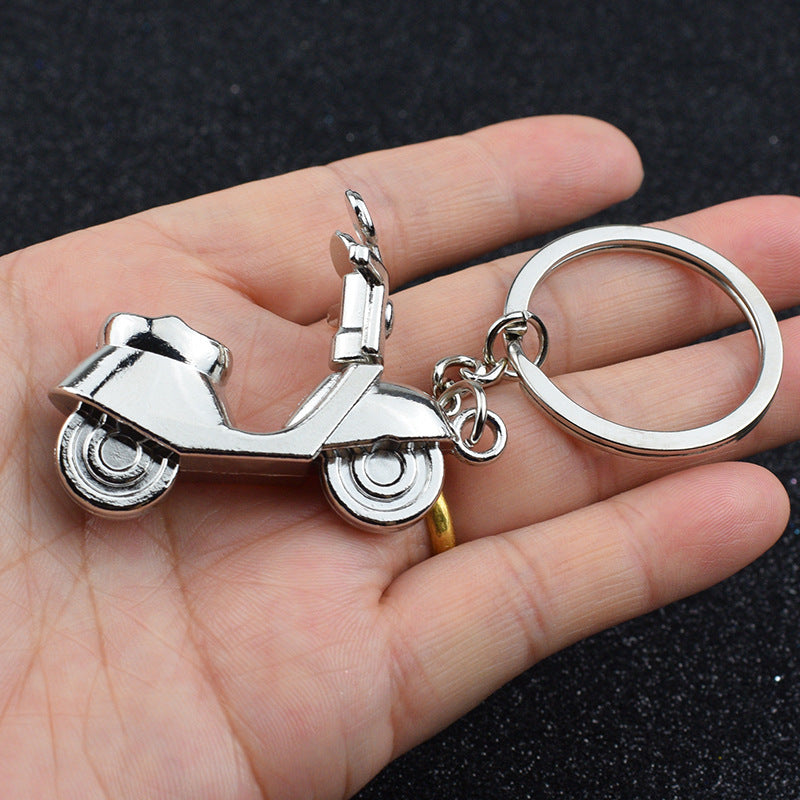 Zinc Alloy Miniature Motorcycle Keychain | Biker Gift