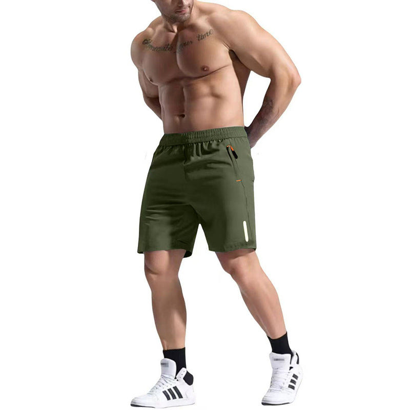 Men's Bamboo Blend Elastic Waist Sports Shorts