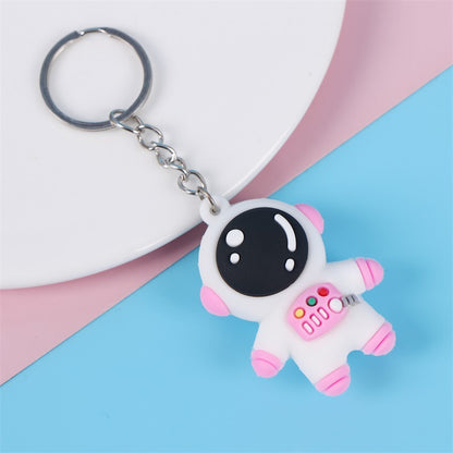 3D Silicone Cartoon Character Keychain | Astronaut, Bear & Dinosaur