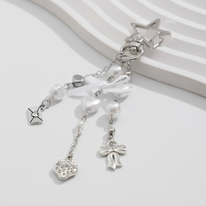 Strawberry & Fruit Charm Keychain | Cute Gift