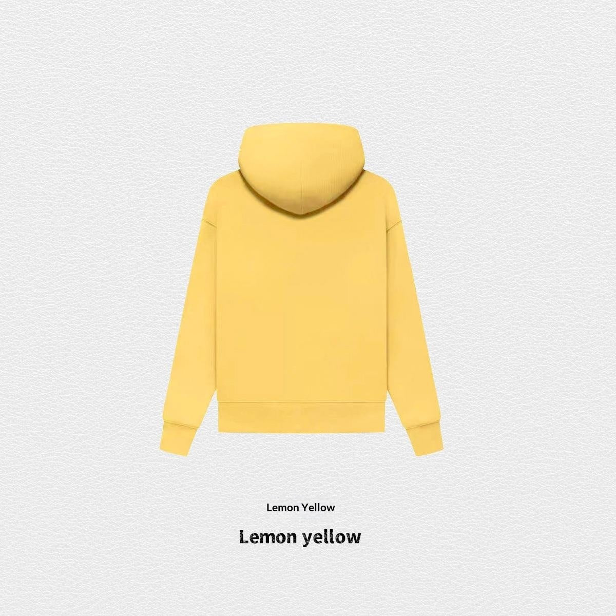 Women's Fleece-Lined Cotton Hoodie | Solid Colour Pullover Sweatshirt