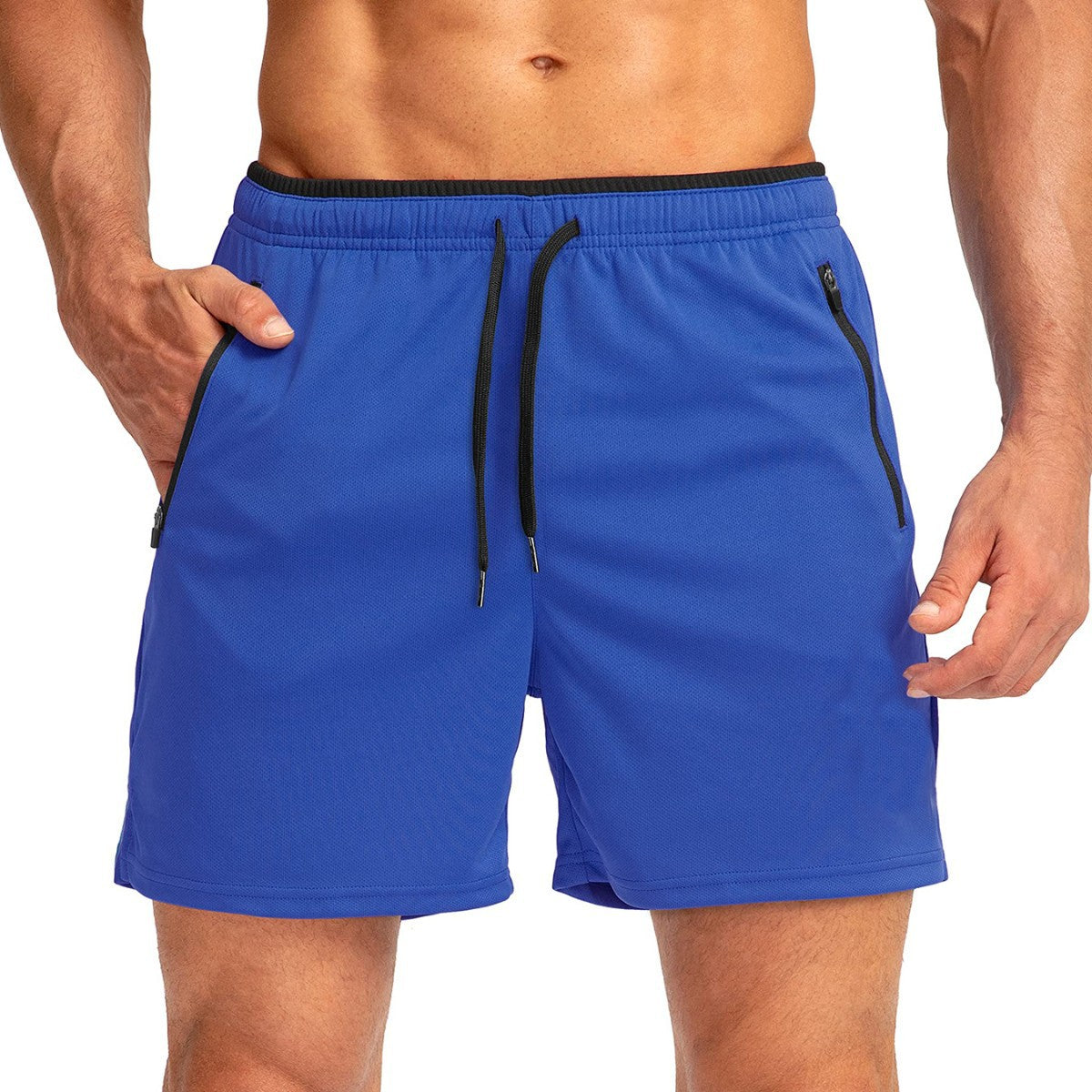 Men's Quick-Dry Running Shorts | Belt & Zipper Pocket Lightweight S-3XL