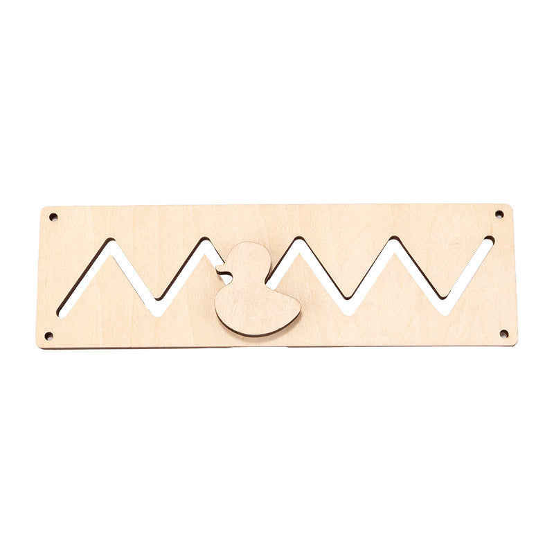 Montessori Wooden Busy Board Toy – Educational Activity Board, Ages 4–6