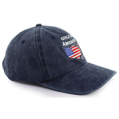 Gulf of America Embroidered Baseball Cap | Patriotic Unisex Cotton Hat