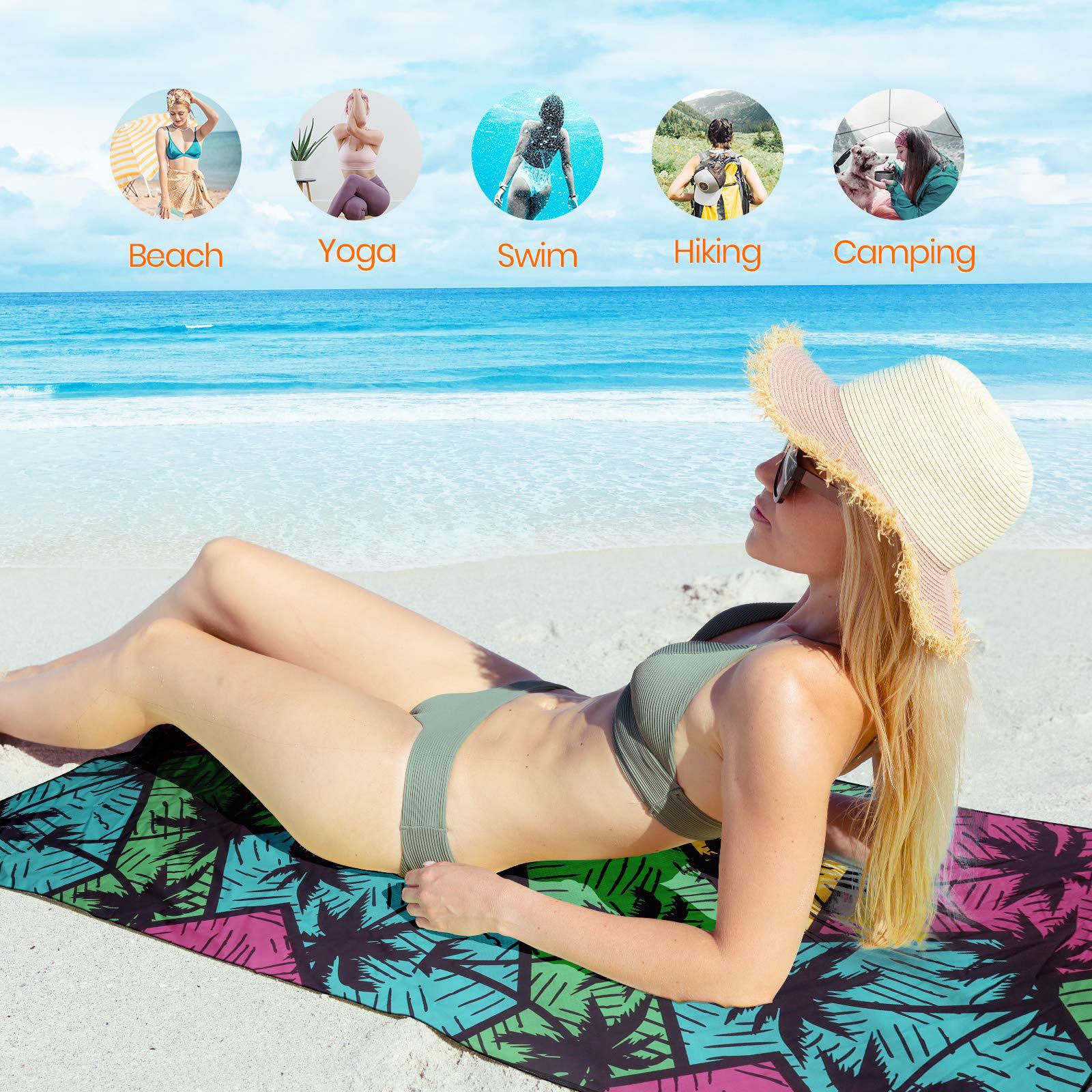 Microfibre Beach & Sports Towel 175x75cm | Quick-Dry