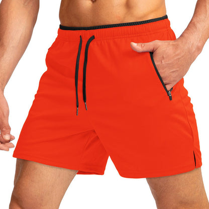 Men's Quick-Dry Running Shorts | Belt & Zipper Pocket Lightweight S-3XL