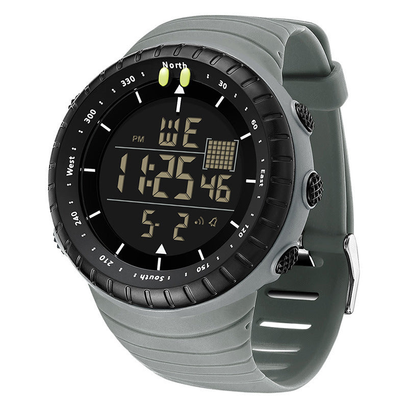 Large Dial Luminous Waterproof Watch for Men - Casual & Sports Style