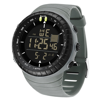 Large Dial Luminous Waterproof Watch for Men - Casual & Sports Style
