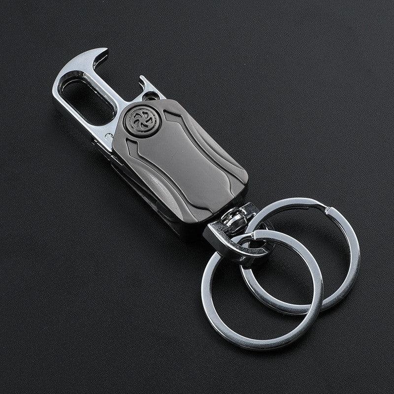 Gyro Spinning Top Keychain | Zinc Alloy Men's Pendant | JP Collections