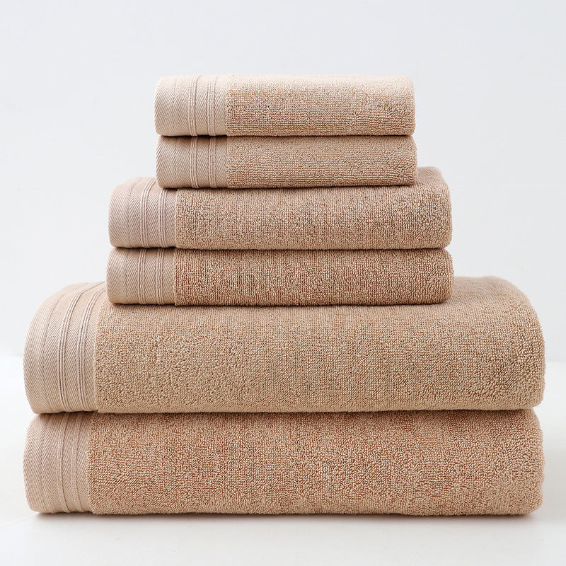 6-Piece 100% Cotton Bath Towel Set | Soft & Absorbent