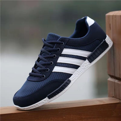 Men's Casual Sport Trainers | Breathable Mesh Lace-Up Shoes