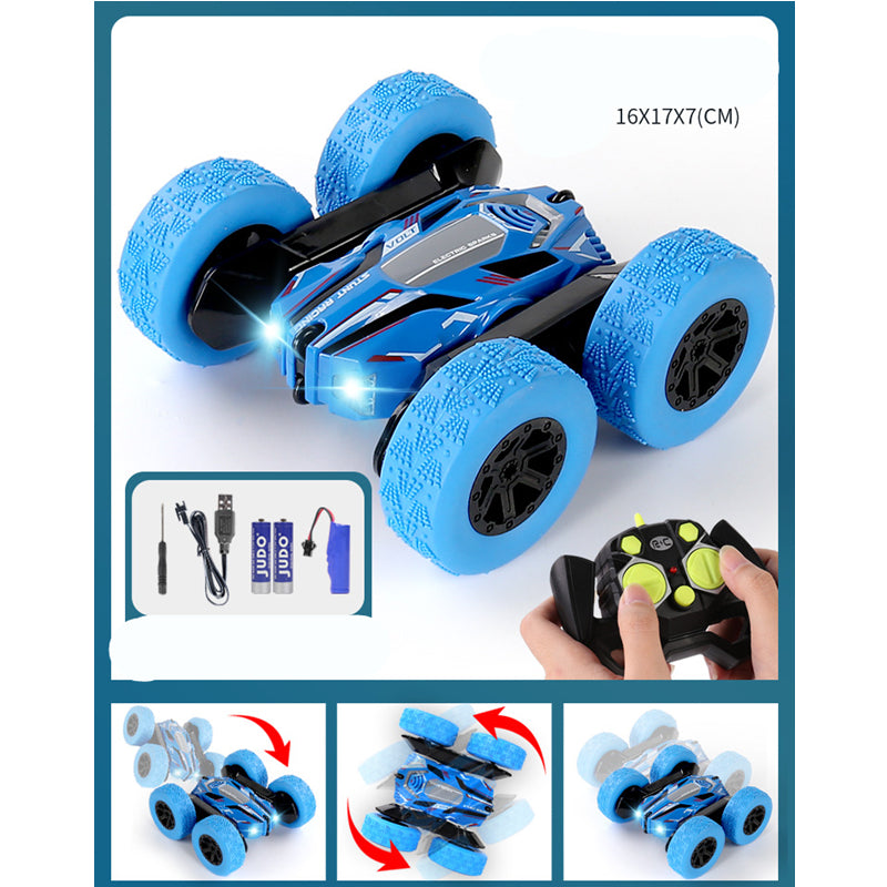 Six Wheel RC Stunt Car - 360 Rotation & LED Lights