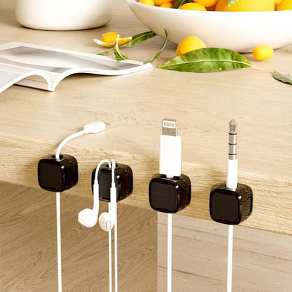 Magnetic Under-Desk Cable Management Clips