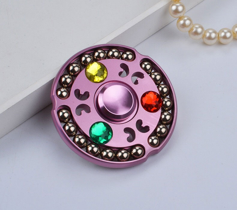 Lotus Steel Ball Fingertip Spinner | Aluminium Alloy Fidget Toy