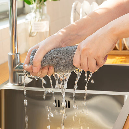 Bamboo Charcoal Microfibre Dish Cloth | Kitchen Cleaning Towel
