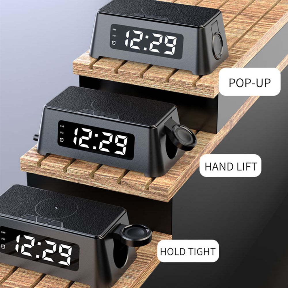 Smart Alarm Clock with Wireless Charger | Bedside Charging