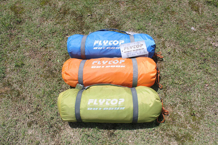 2-Person Ultralight Double-Layer Mountaineering Tent – 2,000-3,000mm Waterproof Aluminium Poles Green, Orange & Blue