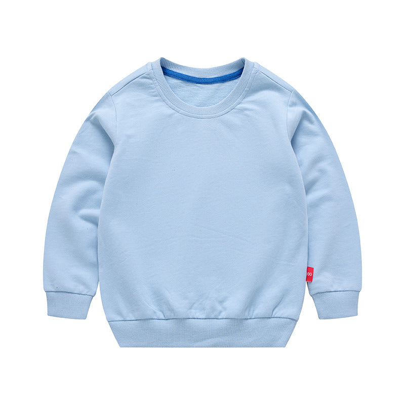 Boys' Solid Colour Round Neck Sweatshirt | 11 Colours | Kids Top