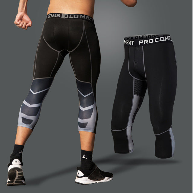 Men's Compression Pants – Sports Leggings, Multiple Colours, S–3XL