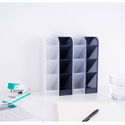 Desktop Pen & Stationery Holder | Cylinder or Divided Grid | Desk Organiser