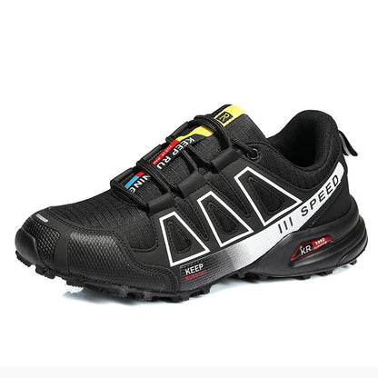 Men's Lightweight Breathable Hiking Trainers - Off-Road Trekking Casual Shoes