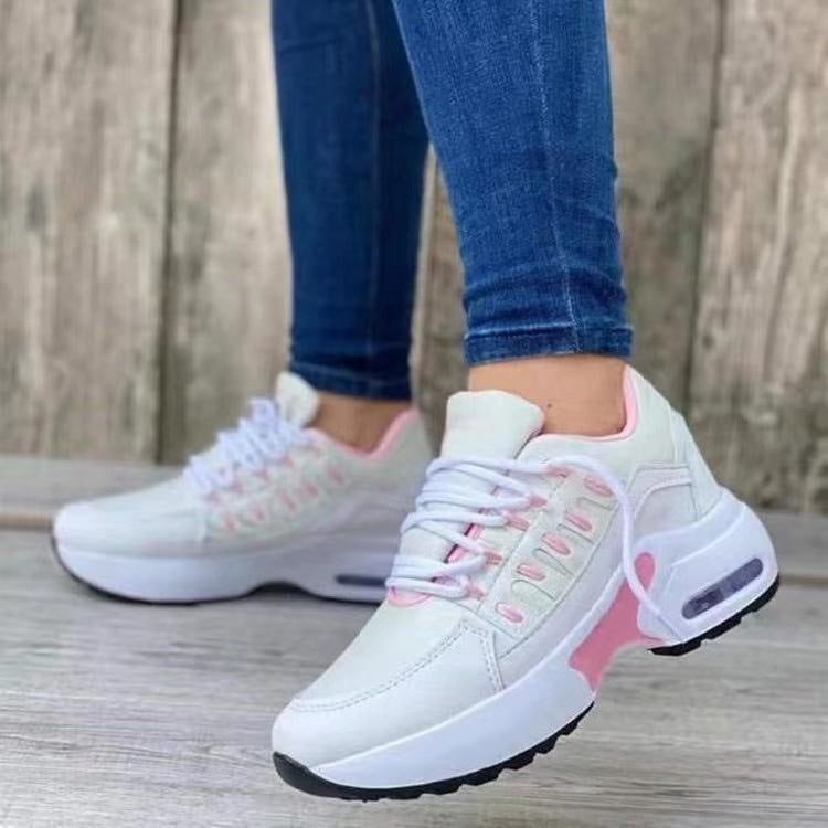 Women's Mesh Lace-Up Low Heel Sneakers | 7 Colours, EU 35–43