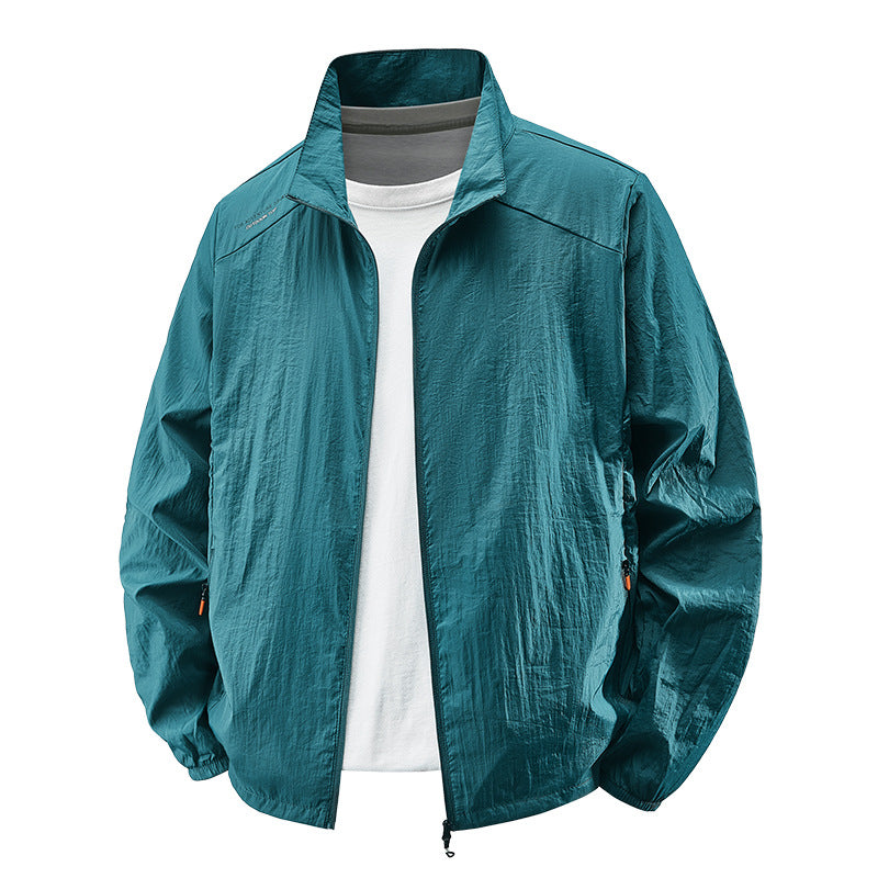 Men's Lightweight Sun-Protective Jacket | Thin Polyester Casual Coat – M to 5XL