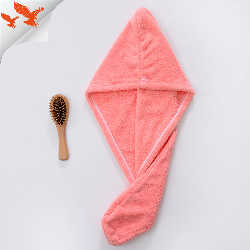 Coral Fleece Hair Drying Cap | Quick-Dry & Soft | Pack of 1, 2, 3 or 4