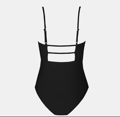 Women's Printed One-Piece Swimsuit | Floral Nylon Swimwear