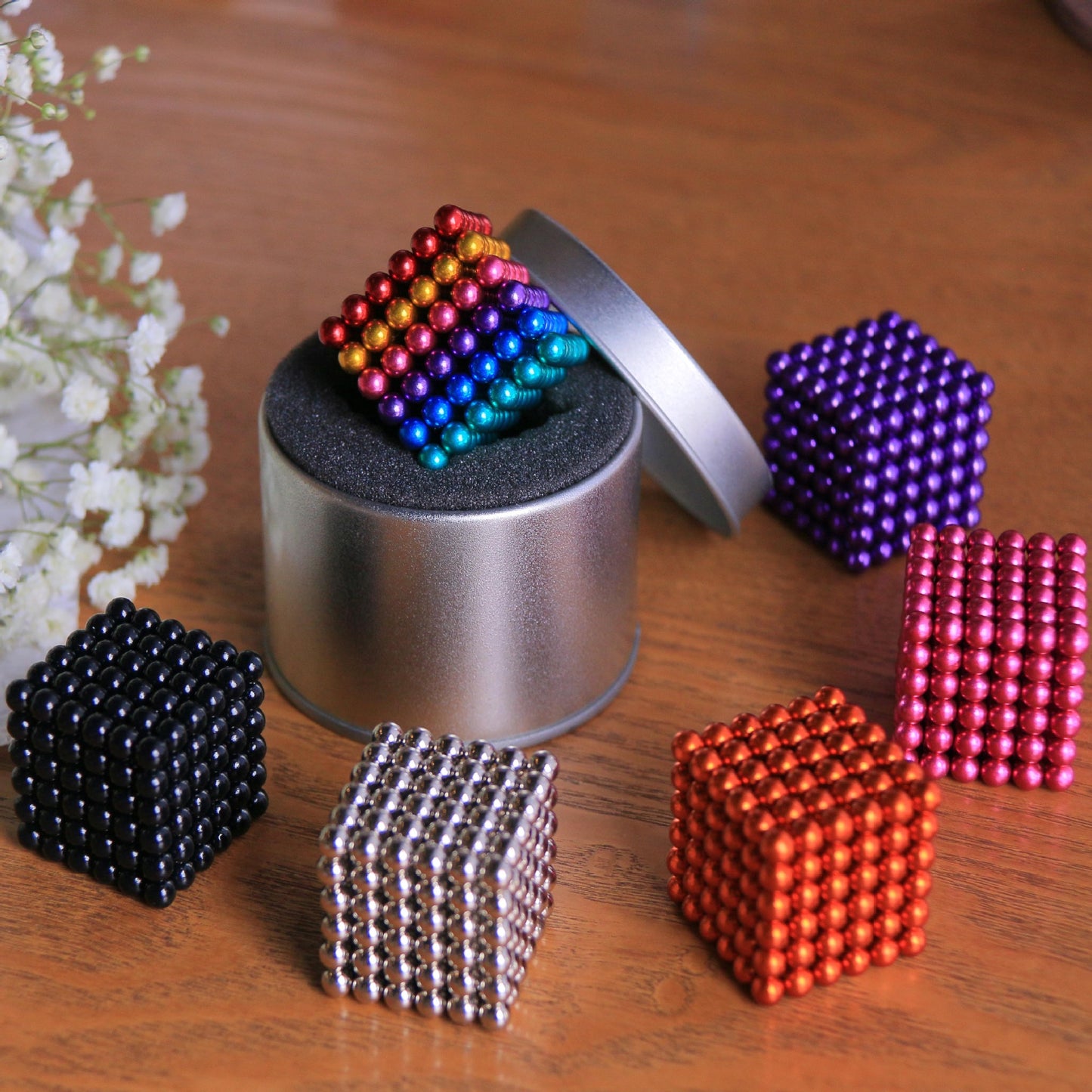 5mm Neodymium Magnetic Balls 216-Piece Fidget Set - JParker Collections