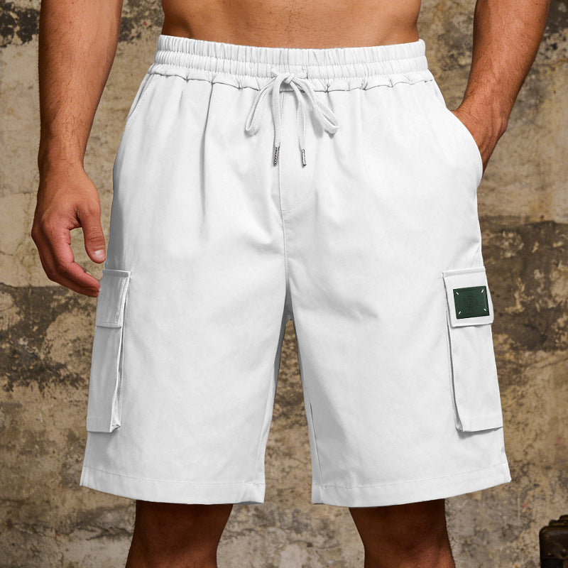 Men's Loose Fit Multi-Pocket Casual Shorts | Elastic Waist S-3XL
