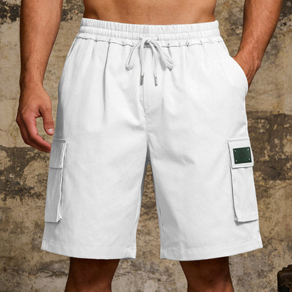 Men's Loose Fit Multi-Pocket Casual Shorts | Elastic Waist S-3XL
