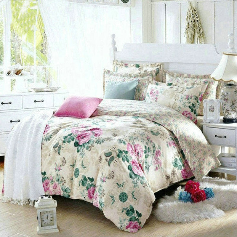 Cotton Four-Piece Bedding Set | Single to Super King & Beyond