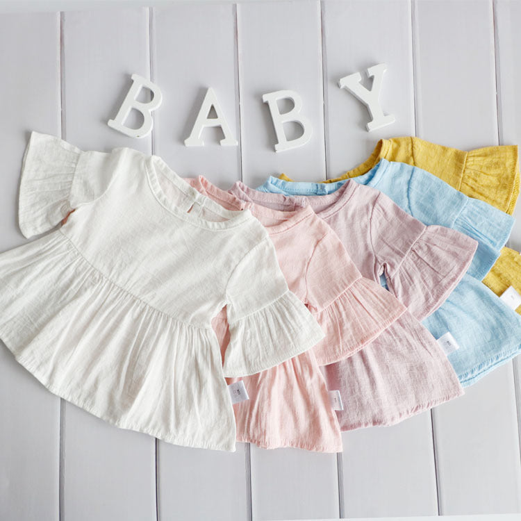 Baby & Toddler Cotton Short Sleeve T-Shirt – 4 Colours