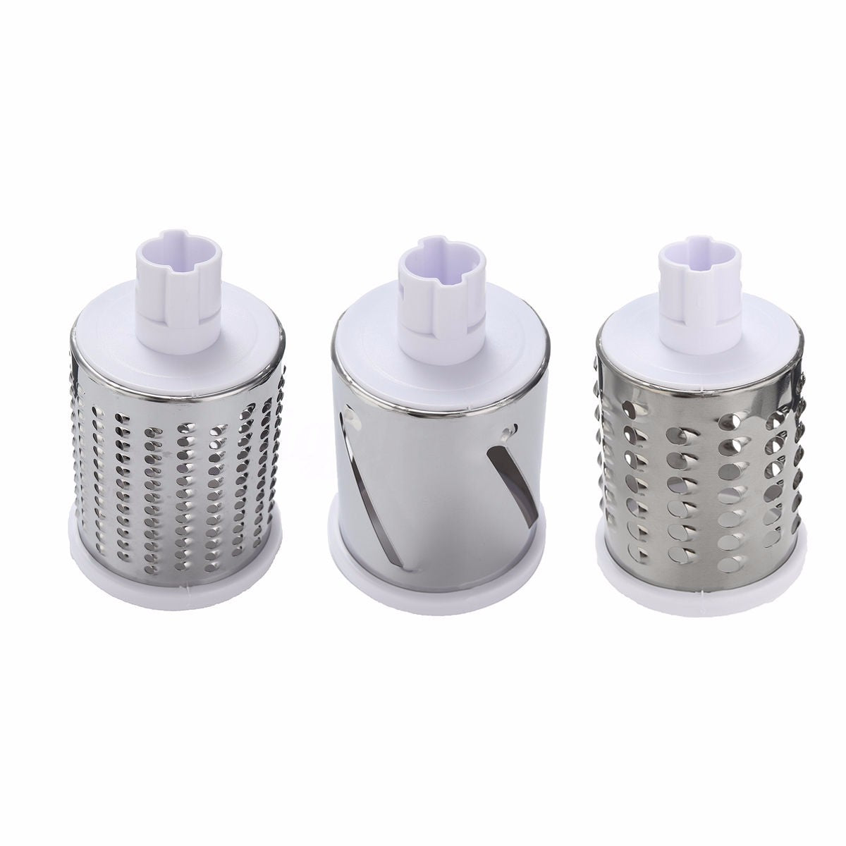 Drum Vegetable Shredder & Grater — 3-in-1 Rotary Mandoline Slicer with Suction Base